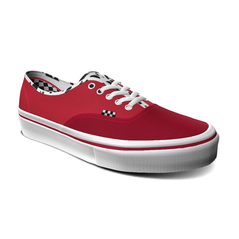 Vans Authentic Skateschuhe Damen Rot | Österreich-IBW951087