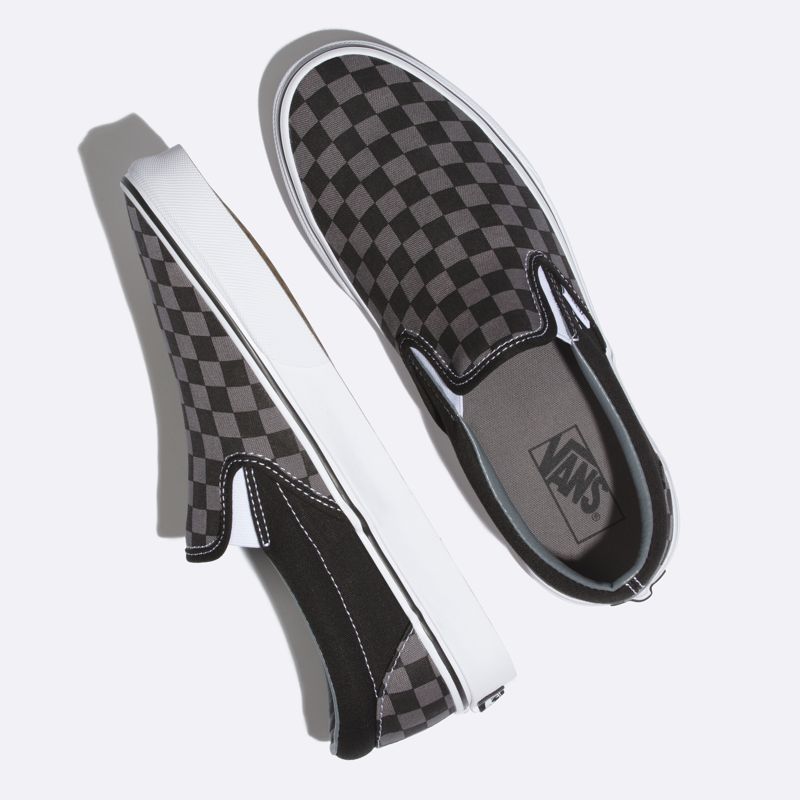 Vans Checkerboard Halbschuhe Herren Schwarz | Österreich-JND608917