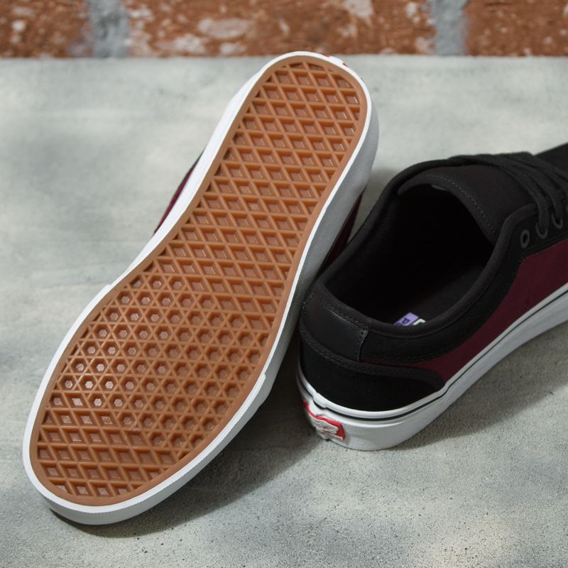 Vans Chukka Low Skateschuhe Herren Burgundy/Black | Österreich-BGV312750