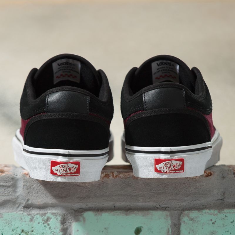 Vans Chukka Low Skateschuhe Herren Burgundy/Black | Österreich-BGV312750