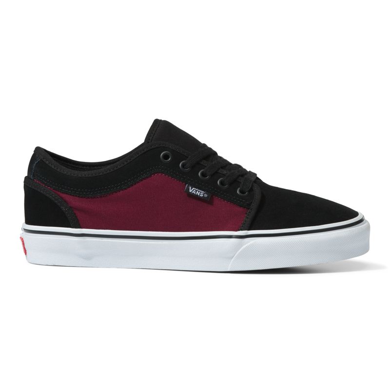 Vans Chukka Low Skateschuhe Herren Burgundy/Black | Österreich-BGV312750