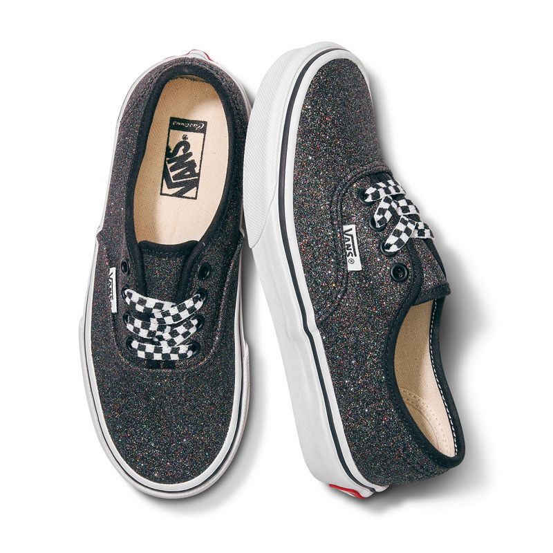 Vans Glitter Authentic Sneakers Kinder Grau | Österreich-ERU837942