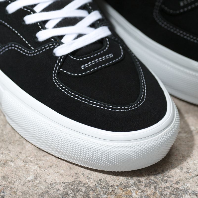 Vans Half Cab Skateschuhe Damen Black/White | Österreich-EMF075386