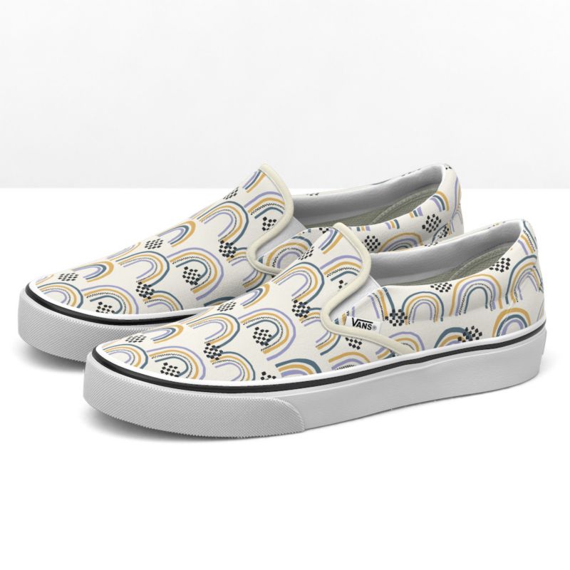 Vans Klassische Halbschuhe Herren Multicolor/White | Österreich-VBS290187