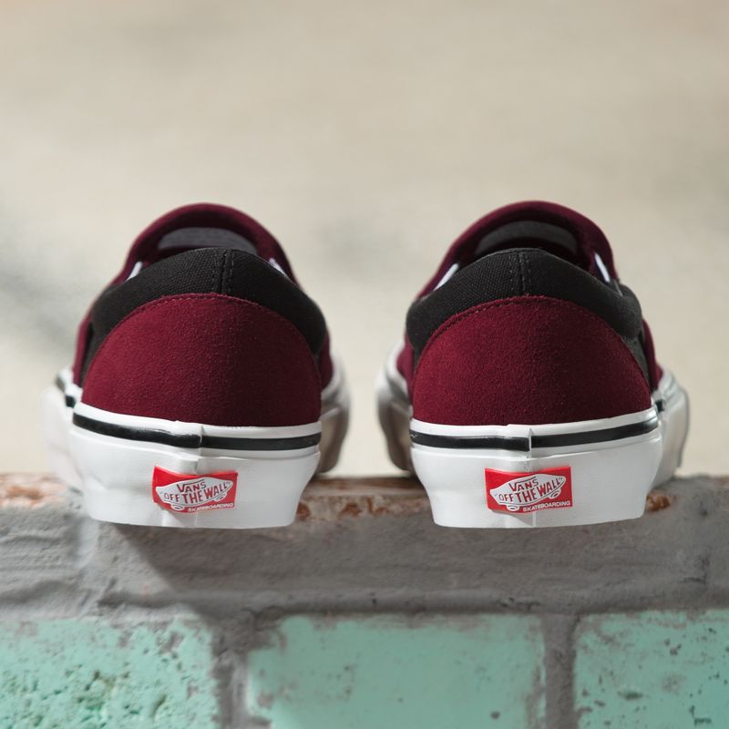 Vans Klassische Skateschuhe Damen Burgundy/Black | Österreich-PRY062518