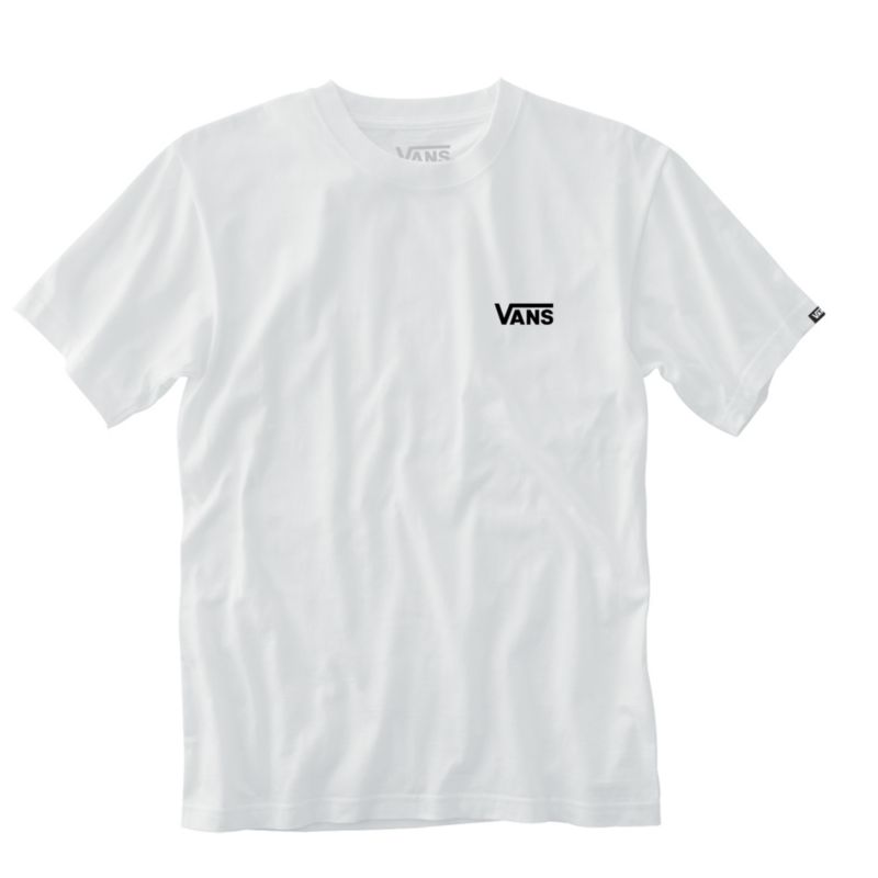 Vans Left Chest T-shirts Herren White/Black | Österreich-NGU284673