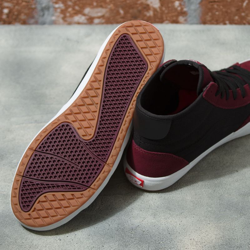 Vans The Lizzie Skateschuhe Damen Burgundy/Black | Österreich-CJP976051