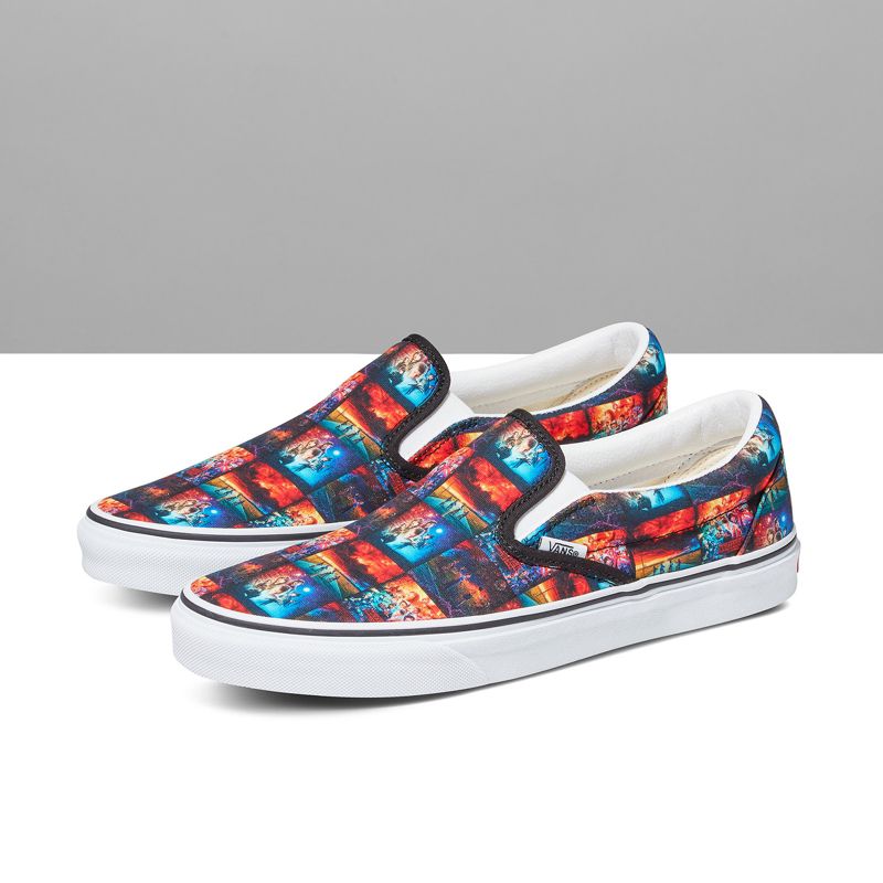 Vans Vans X Stranger Things Customs Poster Art Halbschuhe Herren Mehrfarbig | Österreich-IYM780651