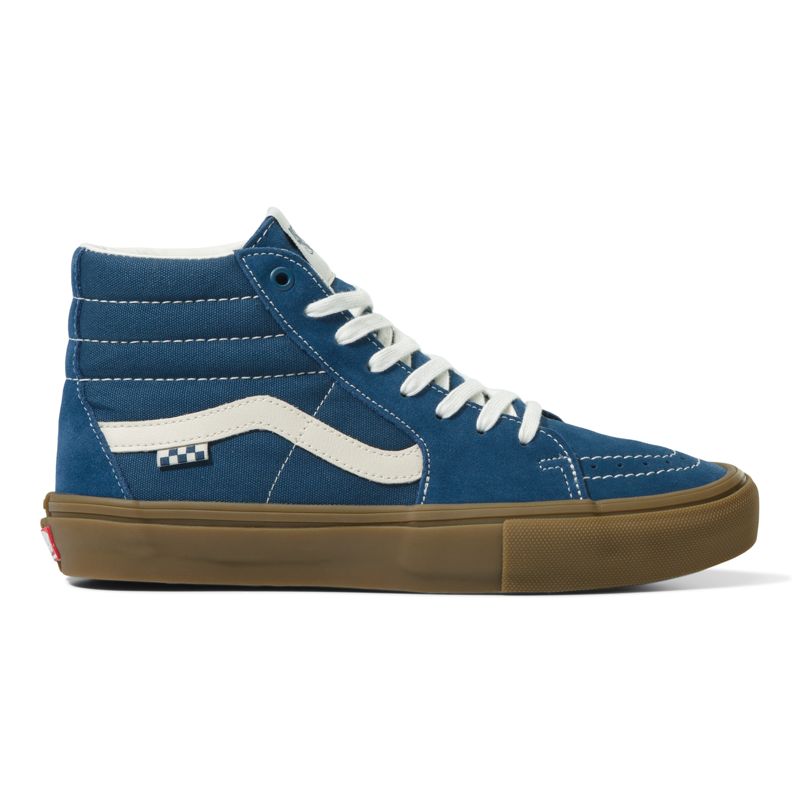 Vans Wildleder Gum Skate Sk8-Hi Skateschuhe Herren Dunkelblau | Österreich-QJI192503