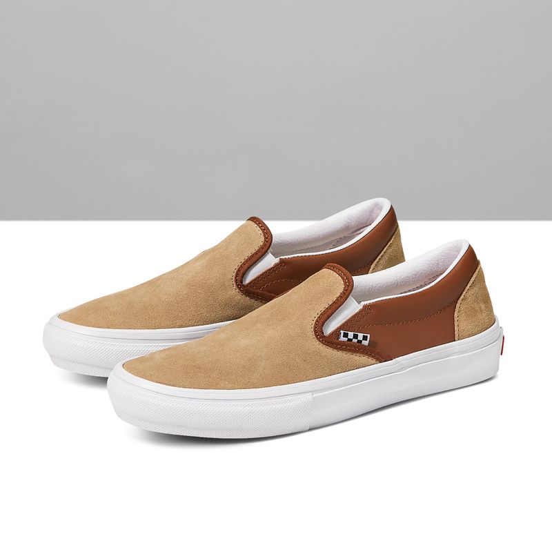 Vans Wildleder Skateschuhe Herren Khaki | Österreich-YGK420653