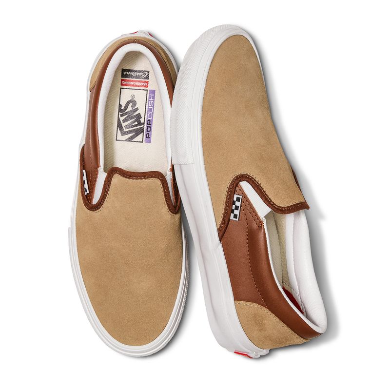 Vans Wildleder Skateschuhe Herren Khaki | Österreich-YGK420653