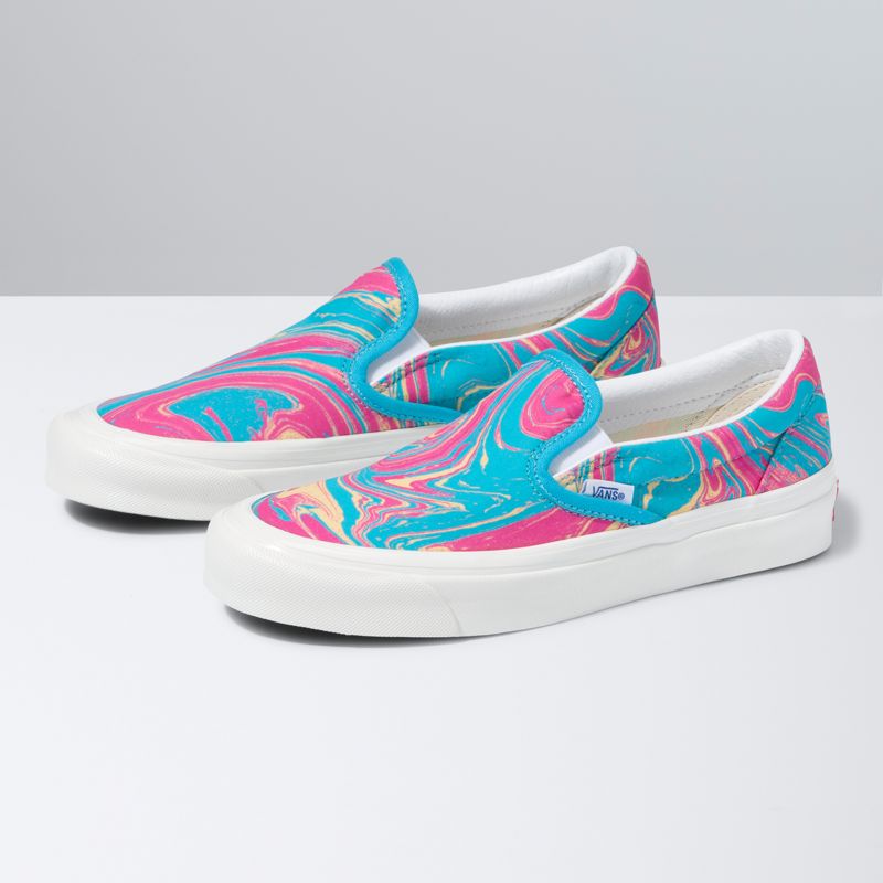 Vans Anaheim Factory Klassische 98 DX Halbschuhe Herren Rose/Blue | Österreich-XLY851703