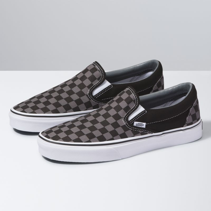 Vans Checkerboard Halbschuhe Herren Schwarz | Österreich-JND608917