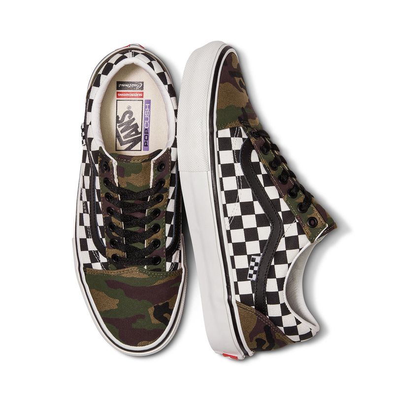 Vans Checkerboard Old Skool Skateschuhe Herren Camouflage | Österreich-ENC028194