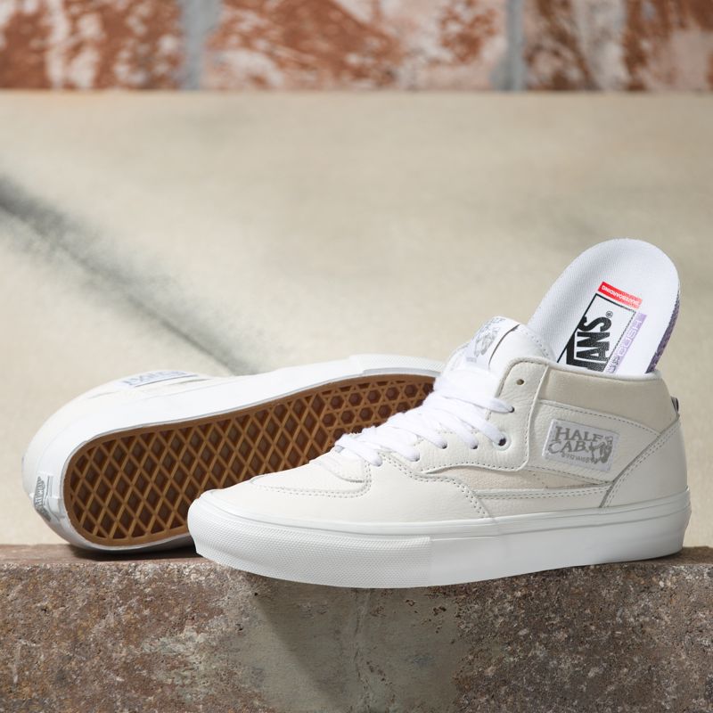 Vans Daz Skate Half Cab Skateschuhe Damen Weiß | Österreich-JBD645870