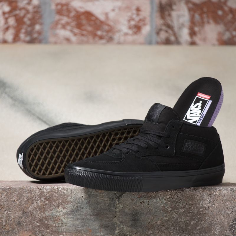 Vans Half Cab Skateschuhe Damen Schwarz | Österreich-TAZ972354