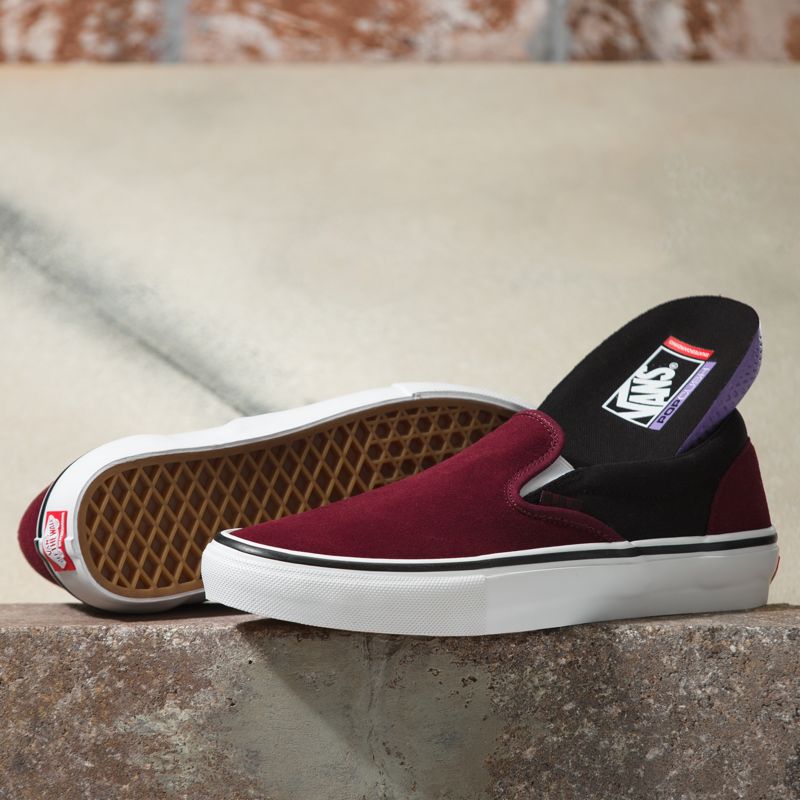 Vans Klassische Skateschuhe Herren Burgundy/Black | Österreich-LEI946103