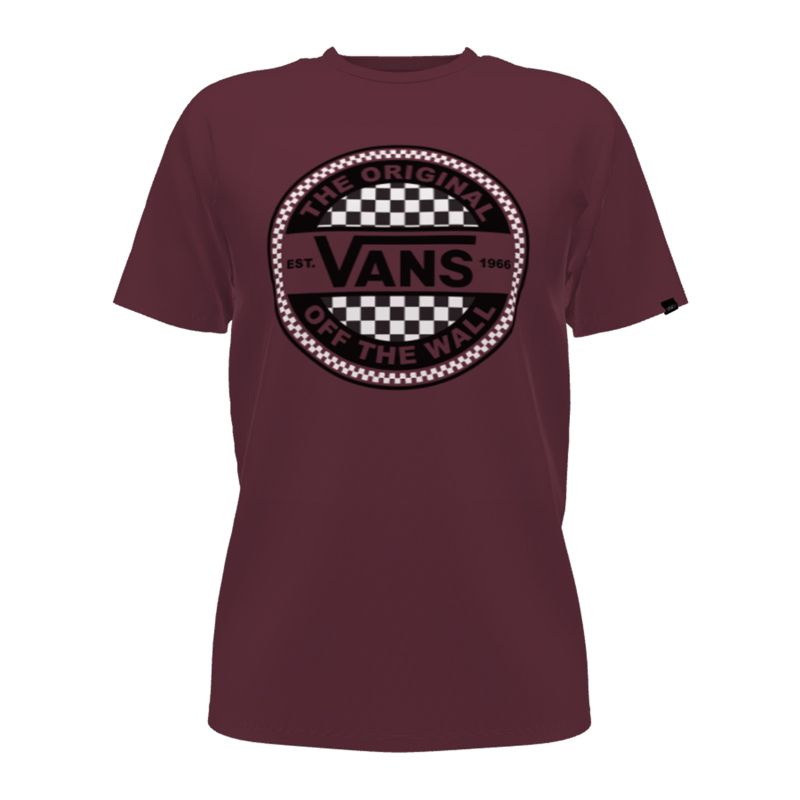 Vans OTW Circle Klassische T-shirts Herren Bordeaux | Österreich-FWG806142