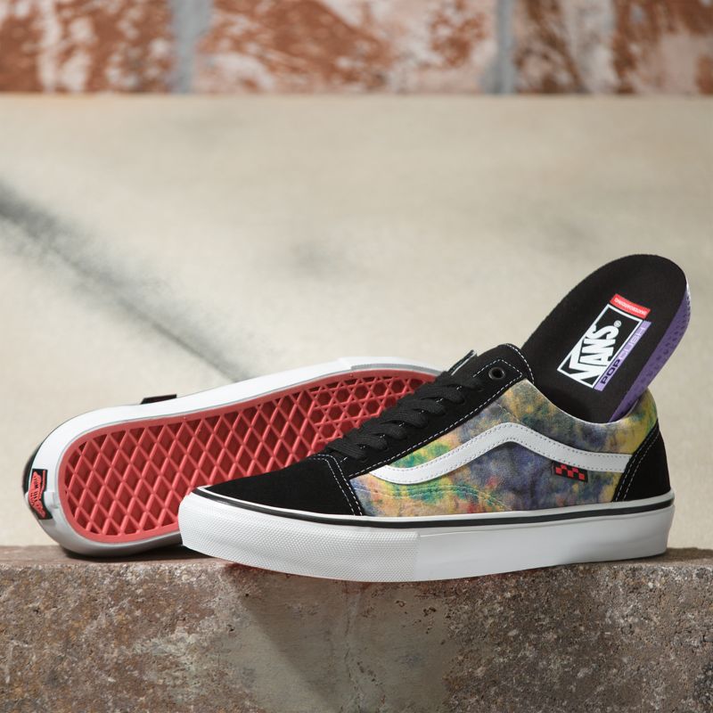 Vans Old Skool Skateschuhe Herren Black/Multicolor | Österreich-BGH362785