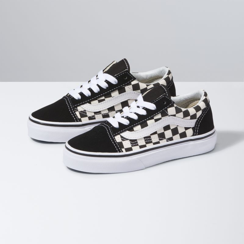 Vans Old Skool Sneakers Kinder Black/White | Österreich-FQW729450