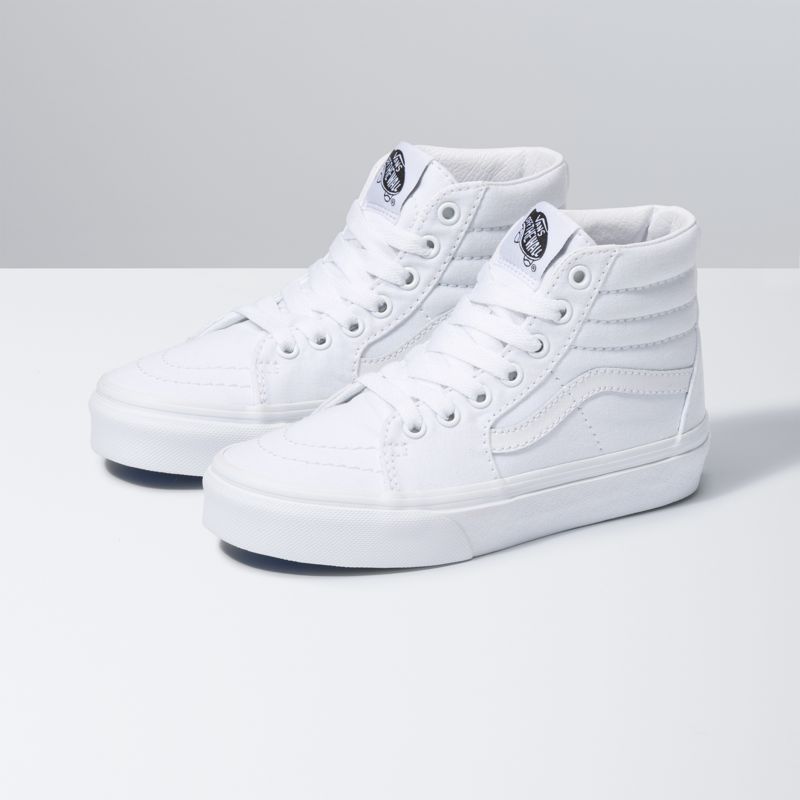 Vans Sk8-Hi Sneakers Kinder Weiß | Österreich-LNC605378