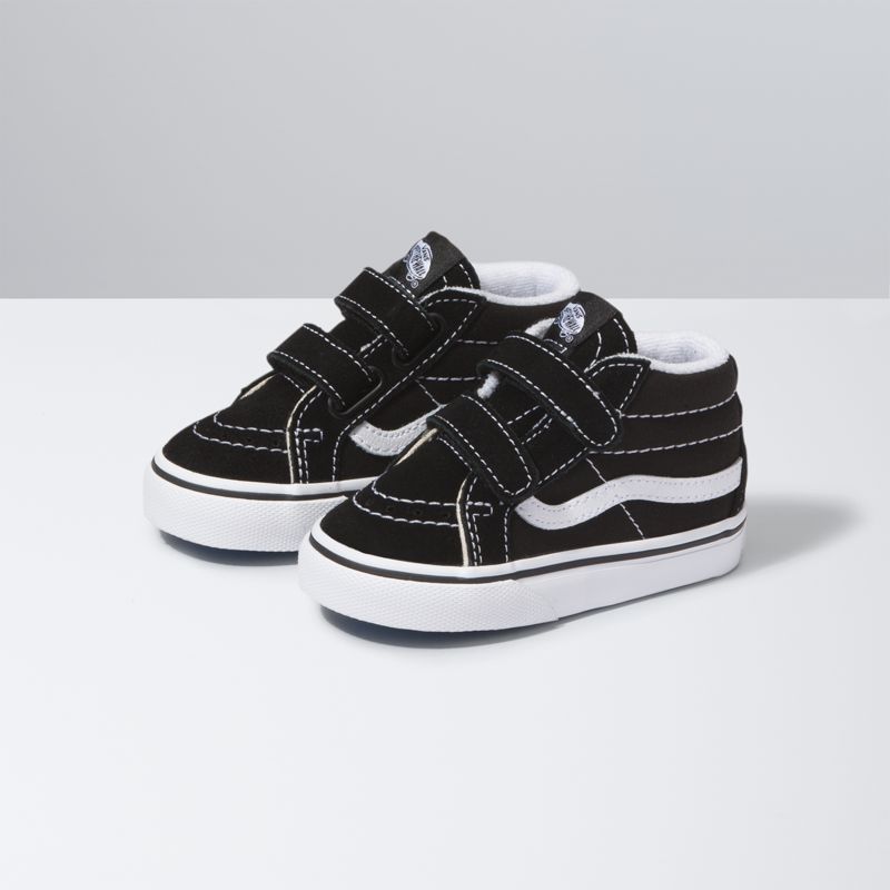 Vans Sk8-Mid Reissue V Sneakers Kinder Black/White | Österreich-LXM984310