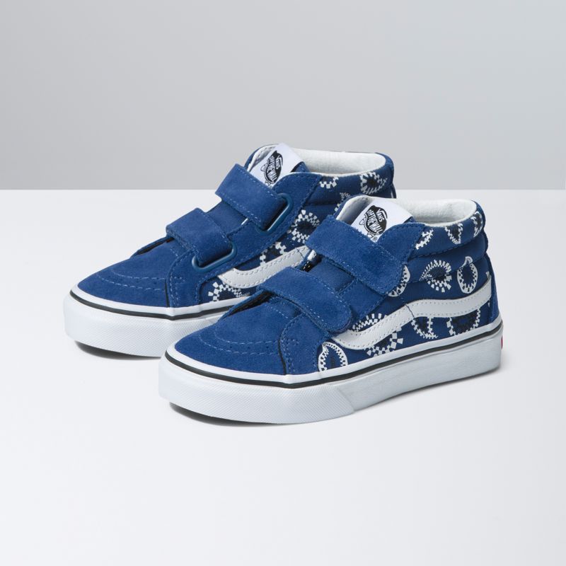 Vans Sk8-Mid Sneakers Kinder Navy | Österreich-TWV703248