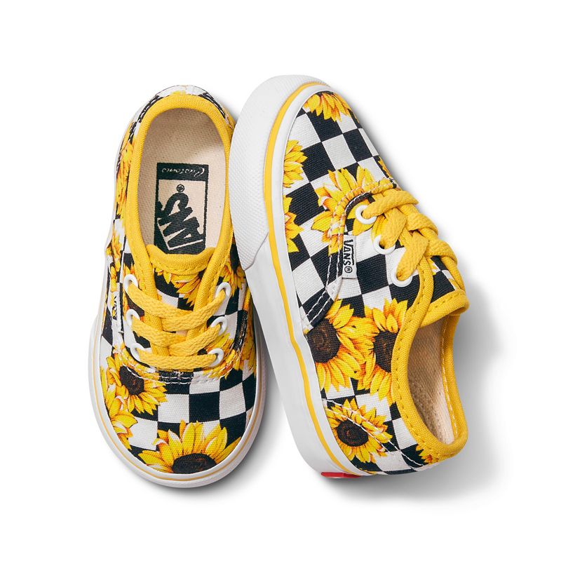 Vans Sunflowers Authentic Sneakers Kinder Zitrone | Österreich-JYH043257