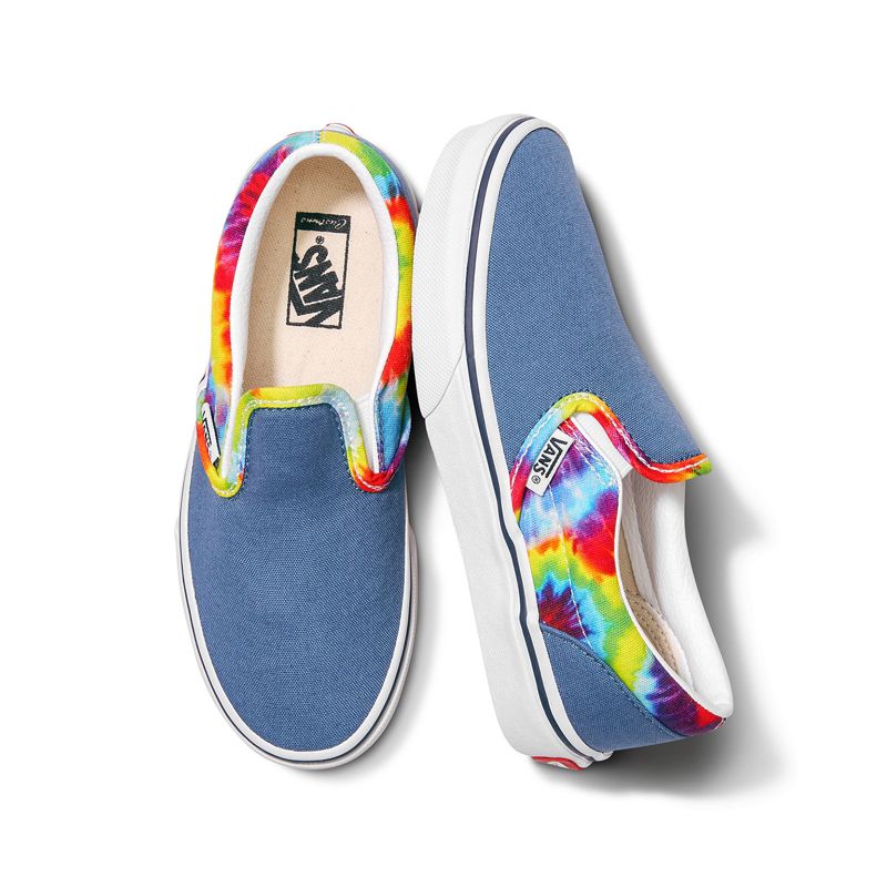 Vans Tie Dye Weite Halbschuhe Herren Navy Mehrfarbig | Österreich-DON021836